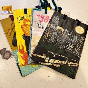 Trader Joe's Reusable Grocery Tote Bags - Assorted Colors